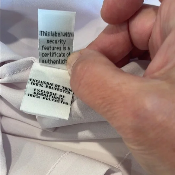 DVF Diane Von Fustenberg Acedia silver ball pastel pink blouse - Picture 10 of 11